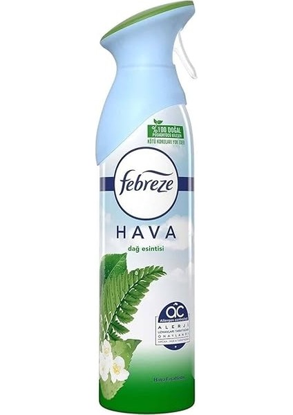 Hava Ferahlatıcı Sprey Oda Kokusu Dağ Esintisi 300 ml fiyatları