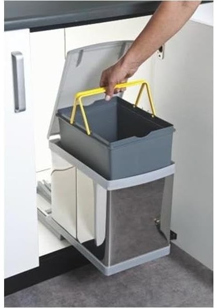 Toty 21700 Raylı Dolap Içi Çöp Kovası 16 Litre fırsatları