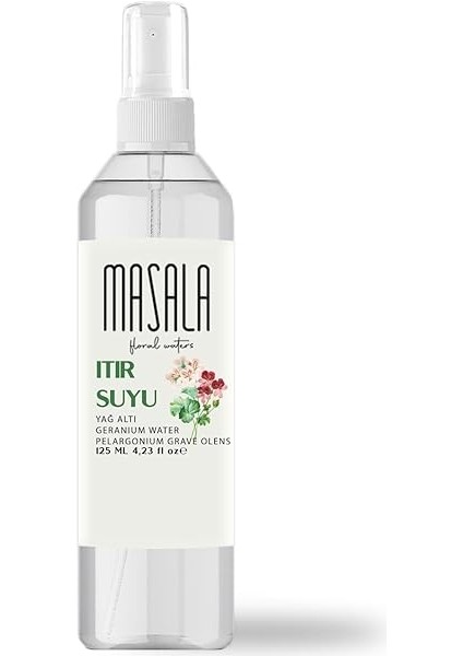 Saf Itır Suyu (Sardunya) 125 ML%100 Doğal Yağlı Hidrosol - Tonik Geranium Floral Water Hydrosol Tonic modelleri