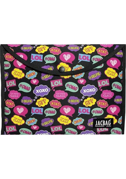 Çıtçıtlı Dosya Çanta A4 (Selfie)