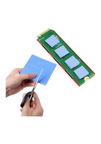 Plus PX-PAD10 10X5 cm 1mm 11GR Yüksek Iletken Termal Pad, Mavi Thermal Pad (M2 Ssd, Chipset, Cep Telefonu, Notebook, Ps4,ps5 Uyumlu) modelleri