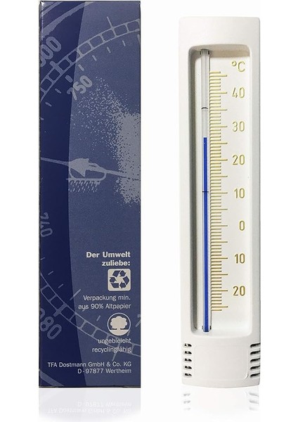 Plastik Iç Dış Mekan Termometre, Beyaz indirimleri