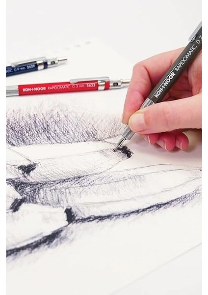 Rapidomatic Mekanik Kalem, 9 mm Kurşun, Lacivert, 1 Adet (5639) modelleri