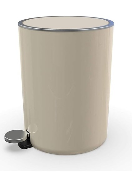 M-E66-09 Lenox 5 Lt Pedallı Çöp Kovası Bej