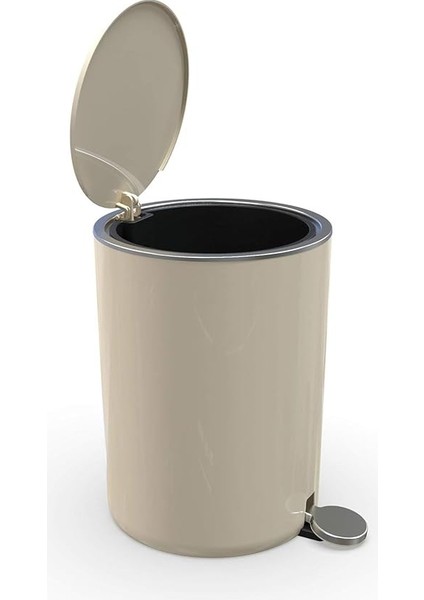 M-E66-09 Lenox 5 Lt Pedallı Çöp Kovası Bej fiyatları