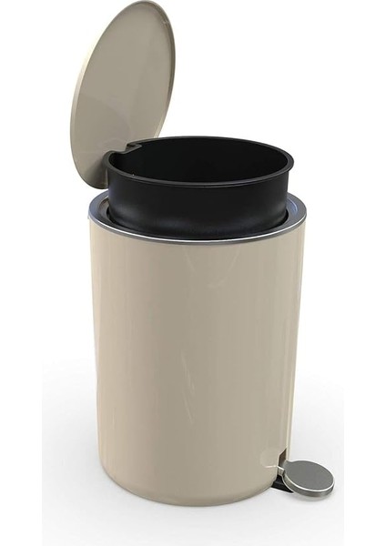 M-E66-09 Lenox 5 Lt Pedallı Çöp Kovası Bej modelleri