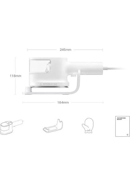 Handheld Garment Steamer Buharlı Kırışık Giderici Beyaz modelleri
