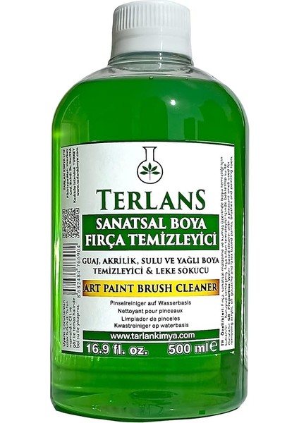 Sanatsal Boya ve Fırça Temizleyici 500 ml