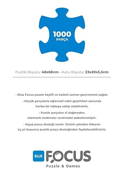 Focus 1000 Parça - Kubbetü’s-Sahre Kudüs modelleri