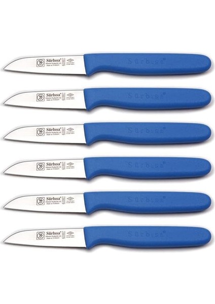 Sürmene 6'lı Meyve Bıçağı Seti 61007 (Mavi)
