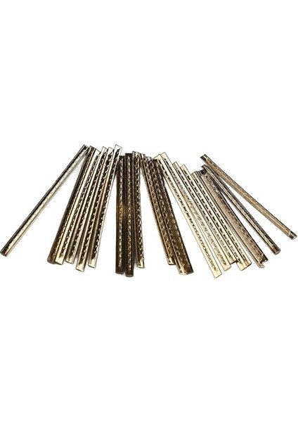 21 Adet Gitar Fret Telleri Paslanmaz Çelik Fret Tel Gitar Fretwire, Paslanmaz Çelik Ses Kalitesi Iyileştirme Gitar Klavye Parçaları Aksesuar Bas Için Yedek Fret Teli