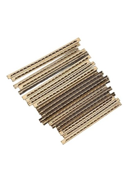 21 Adet Gitar Fret Telleri Paslanmaz Çelik Fret Tel Gitar Fretwire, Paslanmaz Çelik Ses Kalitesi Iyileştirme Gitar Klavye Parçaları Aksesuar Bas Için Yedek Fret Teli fırsatları