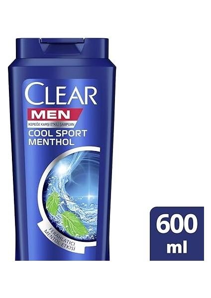 Men Erkek Şampuan Cool Sport Menthol Kepeğe Karşı Etkili 600 ml fiyatları
