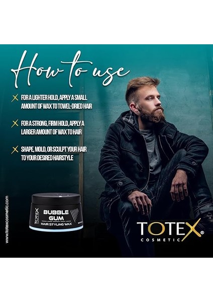 Bubble Gum Saç Hair Şekillendirme Wax | Orta Tutuş | Parlak Görünüş | Tüm Saç Türleri 150ML fırsatları