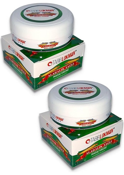 Lokman Alabalık Yağı Özlü Bitkisel Masaj Kremi 2 x 65 gr