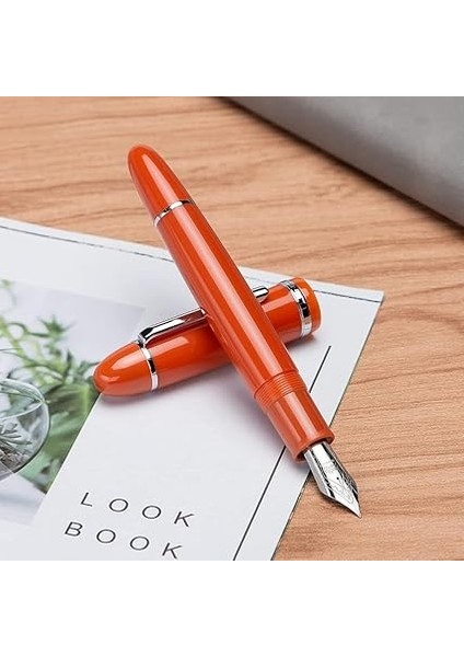 Gönder Jinhao X159 Dolma Kalem (Turuncu Krom, Medium Uç) fırsatları