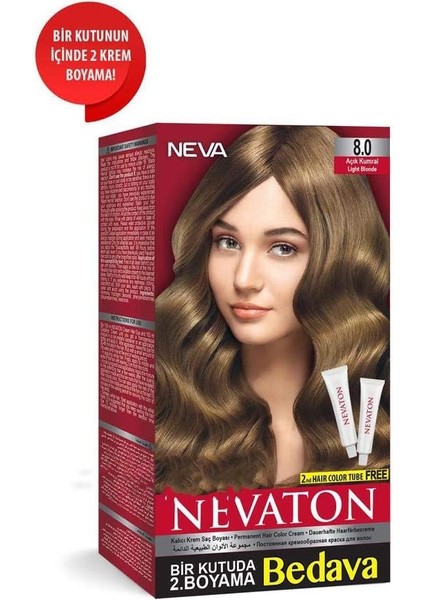 Kalıcı Krem Saç Boyası 8.0 Açık Kumral fiyatları