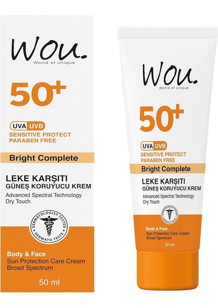 Leke Karşıtı Güneş Kor. Krem 50ML