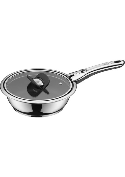 Click & Serve Çıkarılabilir Saplı Indüksiyon Tabanlı Çelik Wok Tava 20 cm