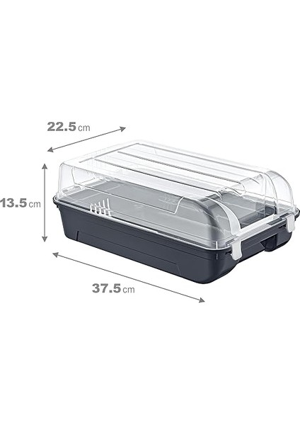 2'li Set Erkek Antrasit Ayakkabı Kutusu modelleri