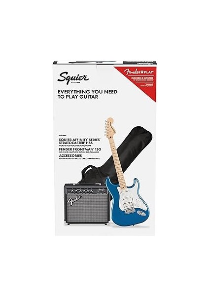 Affinity Strat Hss Lrl Cfm Frontman 15G Set Lake Placid Blue Elektro Gitar Seti modelleri
