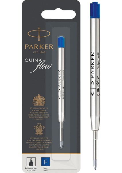 1950368 Quinkflow Tükenmez Kalem Yedeği, Ince Uç, Mavi