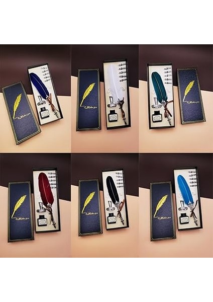 Divit Kalem Seti, Mürekkepli, Özel Tasarım, Kırmızı fiyatları