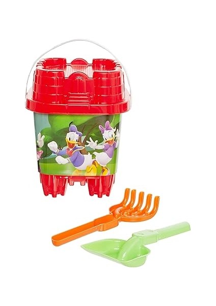 1564 Mickey Mouse Büyük Kale Kova Set, Çok Renkli fırsatları