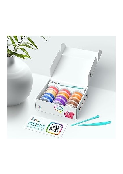 Clay Orman Hayvanları Seti - Çocuklar Için Hava ile Kuruyan ve Şekil Alan Kil Seti - 15 Kutu ve Şekillendirme Aletleri - Interaktif Çocuk Oyuncakları fiyatları