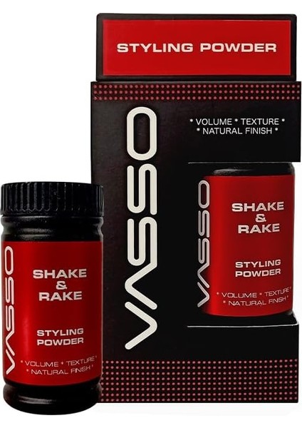 Saç Şekillendirici Toz Wax | Tüm Saç Tipleri | Süper Tutuş ve Ultra Mat Görünüm | Shake & Rake 20 gr
