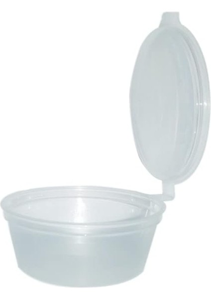Plastik Kapaklı Sos Kabı 60 cc - 50 Adet