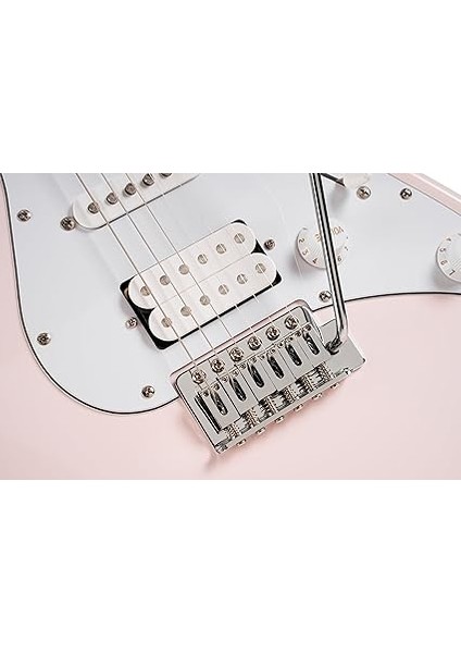 Elektro Gitar Pastel Pembe (H-S-S) modelleri