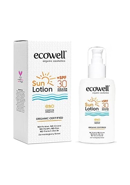 Organik Güneş Losyonu 30 Spf, 150 ml