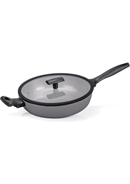 Melodia Finegress Kısa Tencere 28 cm + Cam Kapak