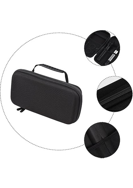 Mikrofon Kutusu Çift Mikrofon Taşıma Çantası Mikrofon Çantası Saklama Kutusu Taşıma Çantası Suya Dayanıklı Darbeye Dayanıklı Siyah, Iki Mikrofonun Saklanması Için fırsatları
