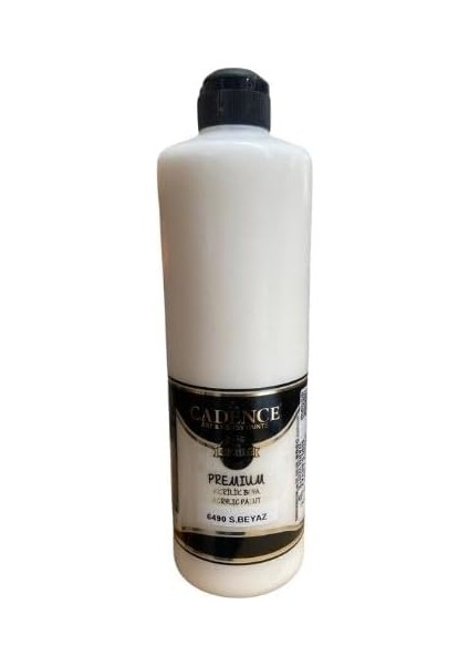 Akrilik Boya 500ML 6490 S. Beyaz Ahşap Boyası