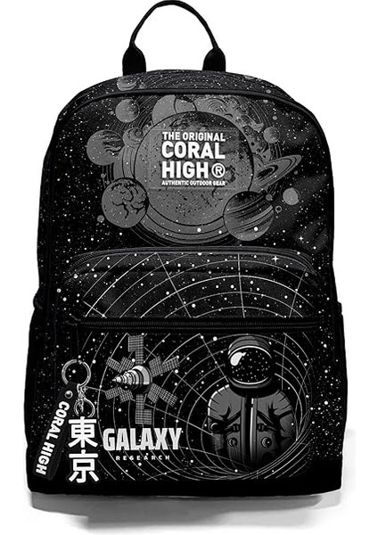 High Dört Bölmeli Siyah Galaxy Ortaokul Çantası - Erkek Çocuk fiyatları