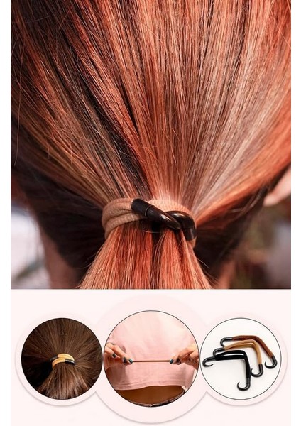 Kancalı Lastik Saç Tokası Seti, Kadın Toka, Toka Organizer, Toka, Kız Çocuk Toka, Kadife Toka 6'lı Set fiyatları