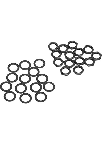 M9 Somun Kiti Gitar Jakı Yıkayıcıgitar Jack Somunu, Aşınmaya Dayanıklı Çok Fonksiyonlu Metal Yıkama Jakı Soket Somun Somun Yıkayıcılarelektro Gitar Bas Içinelektronik (Black) modelleri