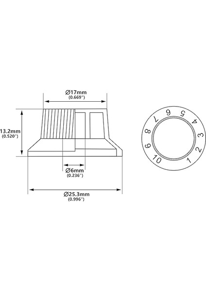 Elektro Gitar Kontrol Düğmeleri 2 Ton ve 1 Ses Düğmeleri Hız Düğmeleri Üst Şapka Metrik 6 mm (15/64 Inç) 18-Spline Squier Strat Elektro Gitarlar Için 3'lü Paket Jt/xn-04 Krom fiyatları