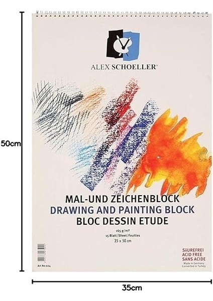 Schoeller A.SPR.RSM.165.35 Resim Defteri 165 Gr. 35X50 ALX-024 fiyatları