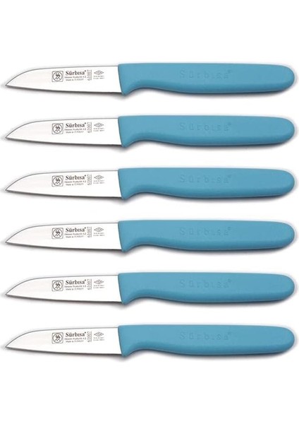 Sürmene 6'lı Meyve Bıçağı Seti 61007 (Turkuaz)