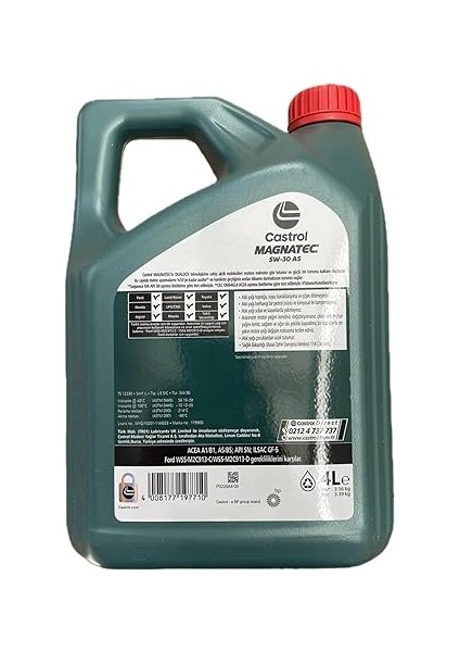 Magnatec 5W-30 A5 4 Litre 2025 Ü.t fiyatları