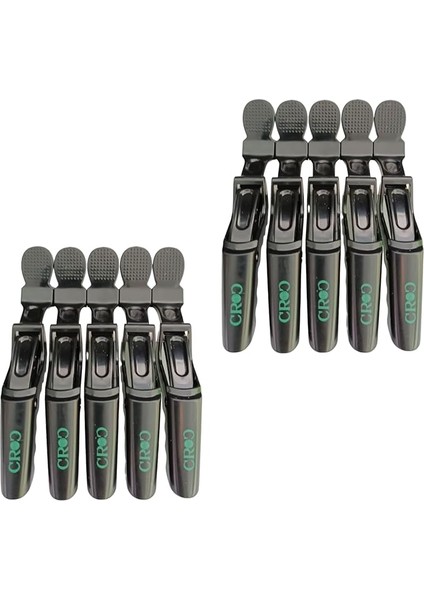 3210 Yarasa Saç Pensi 10LU Siyah