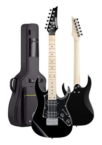 DE-150BK Maple Klavye Hh Manyetik Yüksek Kaliteli Elektro Gitar Seti modelleri