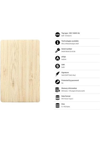 Nfc Kart NTAG215 10 Adet fiyatları