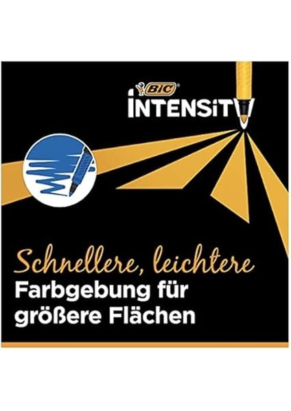 Intensity Birinci Sınıf Keçeli Kalem, Yetişkinler ve Çocuklar Için, 24 Renkte, Konforlu Kauçuk Sap ve Sağlam Uç fiyatları