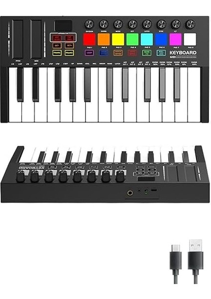 Midi Paket-3 Stüdyo Ekipmanları Seti Ses Kartı Midi Klavye Mikrofon Kulaklık fiyatları