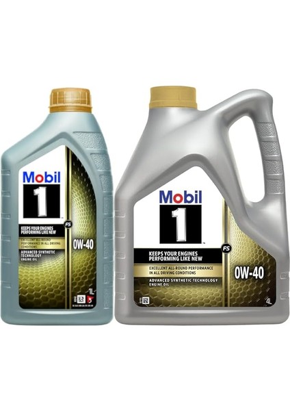 1 Fs 0W40 Motor Yağı 4 L 153677+ Fs 0W40 1 L 153675