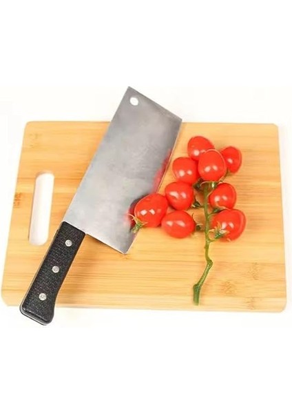 Home Bambu Kesme Tahtası, Çok Amaçlı Doğrama Tahtası, Et, Ekmek, Balık, Sebze ve Meyve Için Kesim Panosu, Yıkanabilir ve Dayanıklı Mutfak Aksesuarı (22X32 Cm) fırsatları